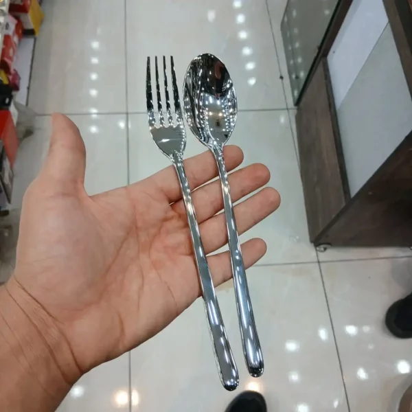 قاشق و چنگال غذاخوری 12 پارچه اس جی مدل 299m - Image 3