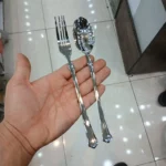 قاشق و چنگال غذاخوری 12 پارچه اس جی مدل 452m - Image 3