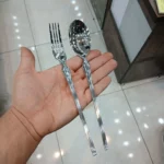 قاشق و چنگال غذاخوری 12 پارچه اس جی مدل 453m - Image 2