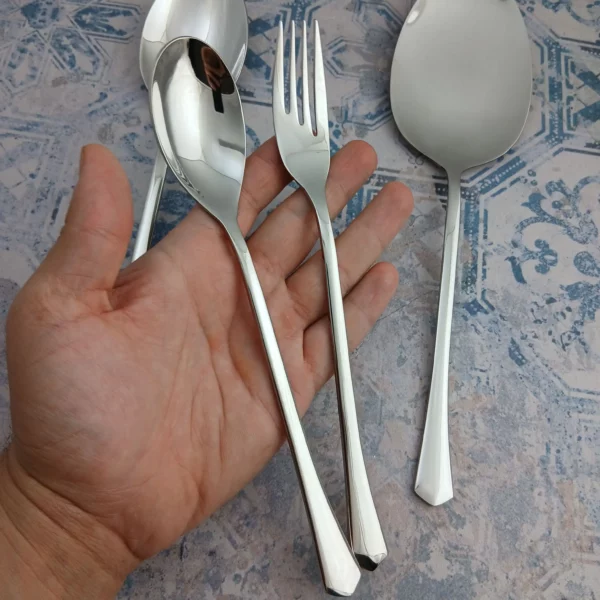 سرویس قاشق چنگال 14 پارچه یونیک کد m03 - Image 7