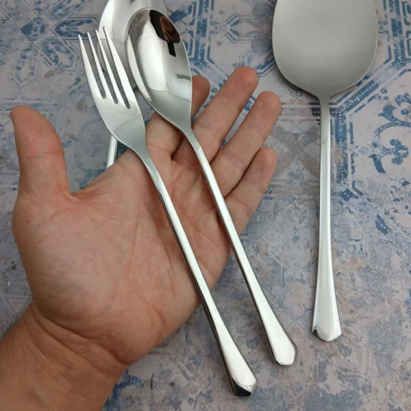 سرویس قاشق چنگال 14 پارچه یونیک کد m03 - Image 8