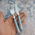 کارد و چنگال میوه بلر مدل سرامیکی - رنگ طوسی - Image 6