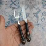 کارد و چنگال میوه بلر مدل سرامیکی - رنگ مشکی - Image 4
