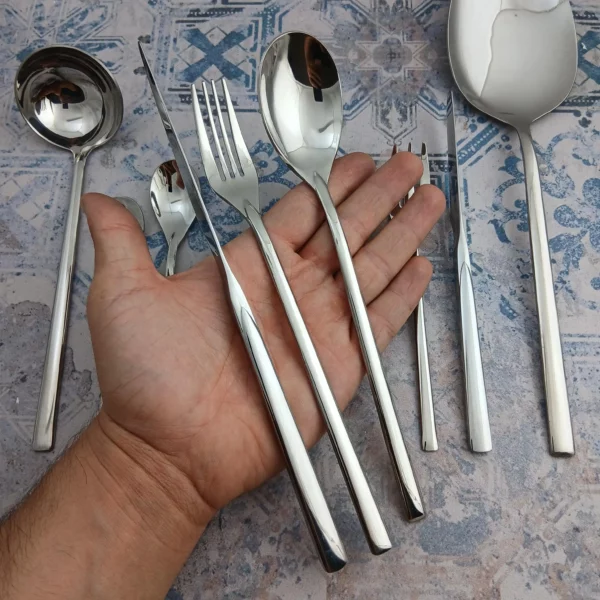 سرویس قاشق چنگال 45 پارچه کریستوفر مدل 166m - Image 8