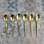 قاشق چای اس جی مدل هارمونی - طلایی