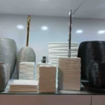 سرویس بهداشتی 6 پارچه سنجاقک مدل مرمر - رنگ سفید