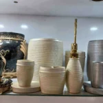 سرویس بهداشتی 6 پارچه سنجاقک مدل شبنم – رنگ کرم