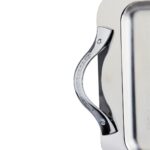 سینی استیل مربع شاینی مدل نیکولو – سایز بزرگ - Image 2