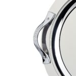 سینی استیل گرد شاینی مدل نیکولو – سایز متوسط - Image 2