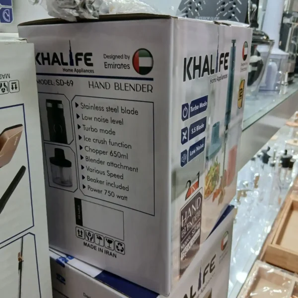 گوشت‌کوب برقی خلیفه مدل SD-69 - رنگ سفید - Image 2