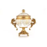 شکلات‌خوری درب‌دار اریکو مدل لیانا | رنگ بی‌رنگ (طلاکوب) – سایز کوچک