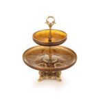شیرینی‌خوری اریکو مدل لیانا | کارامل (طلاکوب) - دو طبقه
