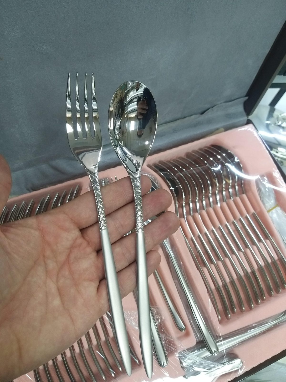 سرویس قاشق چنگال 30 نفره اس جی مدل 317s - تصویر 2