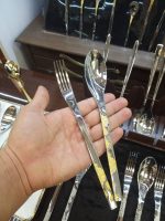 سرویس قاشق چنگال 110 پارچه 24 نفره بارونیا مدل 377g + هارد باکس - تصویر 4