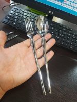 سرویس قاشق چنگال 30 نفره اس جی مدل 454m - تصویر 3