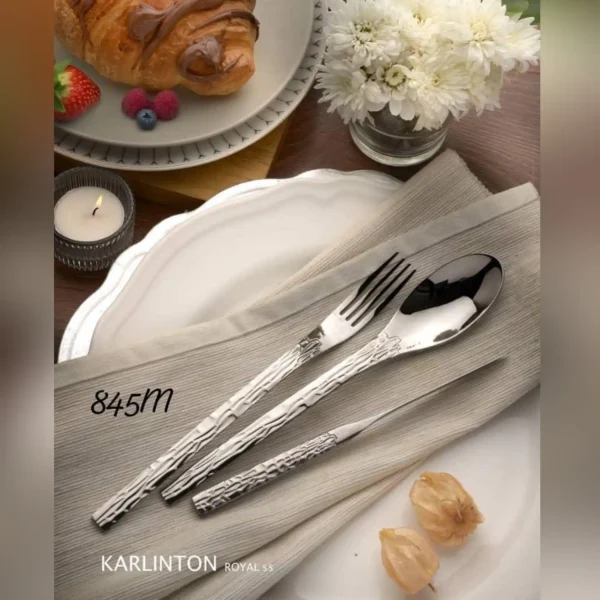 سرویس قاشق چنگال 30 نفره کارلینتون مدل 845m