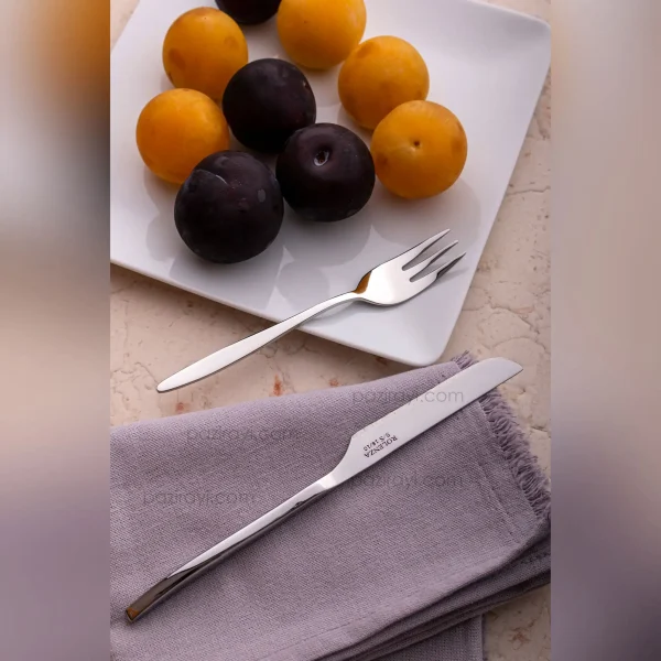 کارد و چنگال میوه خوری 12 پارچه رولنزا مدل A42