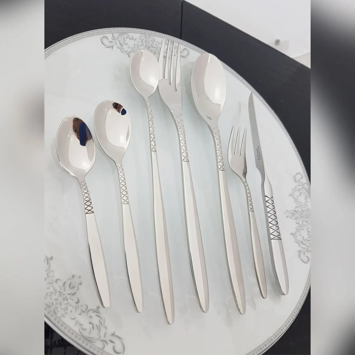 کارد و چنگال میوه خوری 12 پارچه رولنزا مدل A44 - تصویر 8