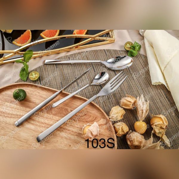 سرویس قاشق چنگال 160 پارچه برگامو مدل 103s