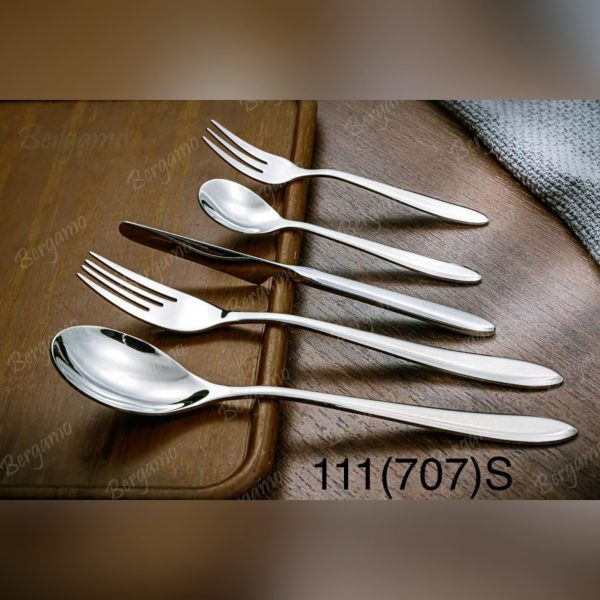 سرویس قاشق چنگال 52 پارچه 12 نفره برگامو مدل 707s