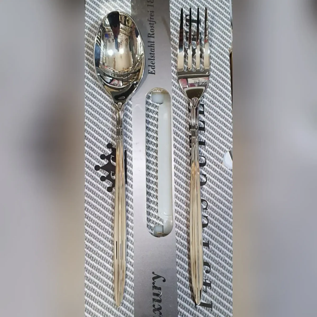 سرویس قاشق چنگال 30 نفره اس جی مدل 301m - تصویر 4