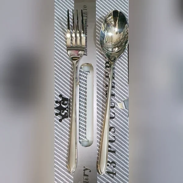 سرویس قاشق چنگال 30 نفره اس جی مدل 305s
