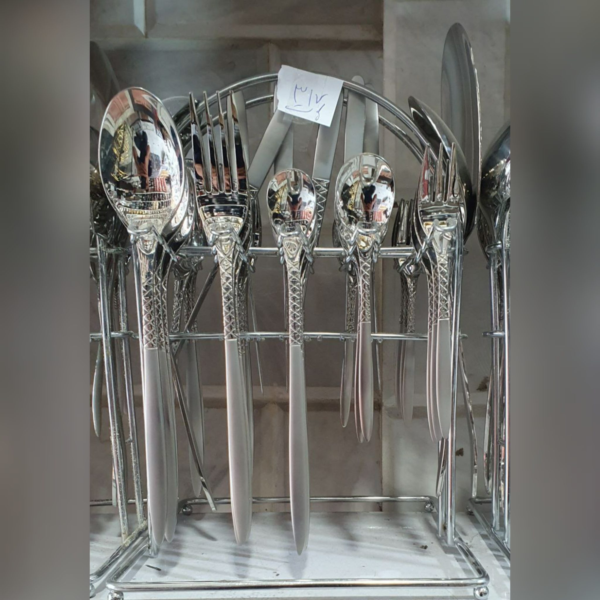 sg 317s سرویس قاشق چنگال 40 پارچه 6 نفره اس جی مدل 317s - تصویر 1