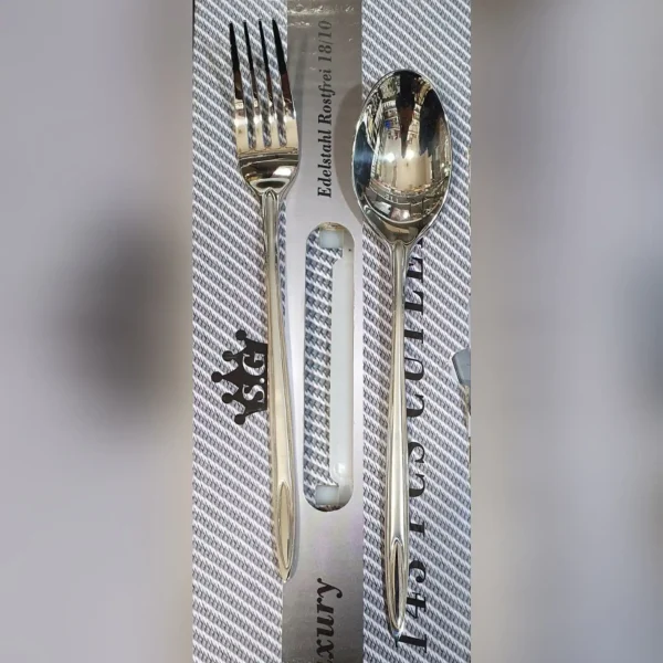 سرویس قاشق چنگال 30 نفره اس جی مدل 450s