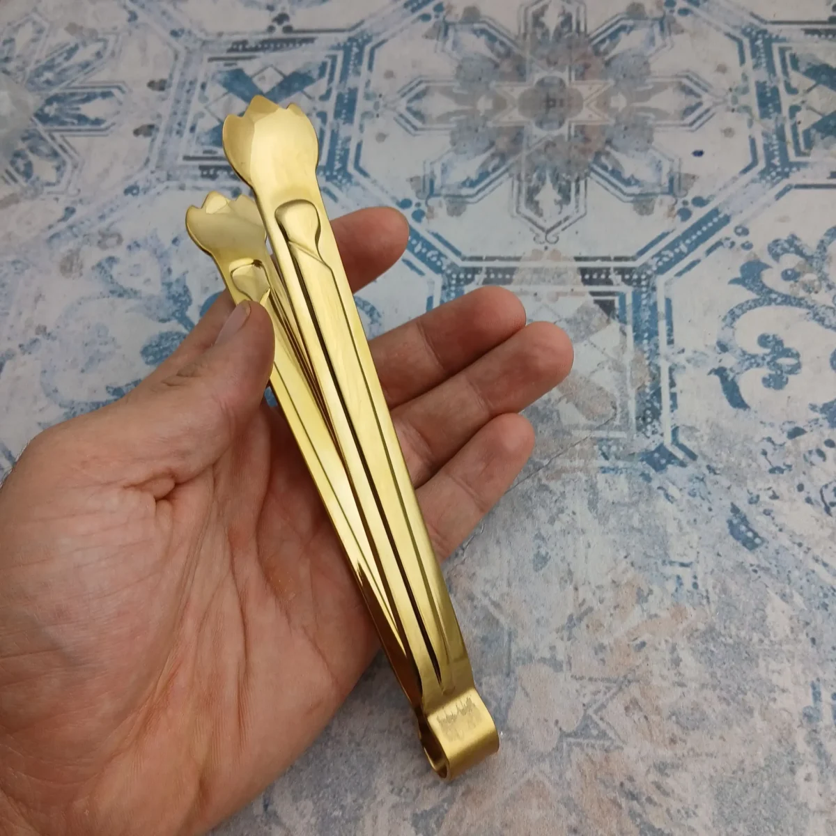 انبر یخ طلایی مدل هارمونی - تصویر 2