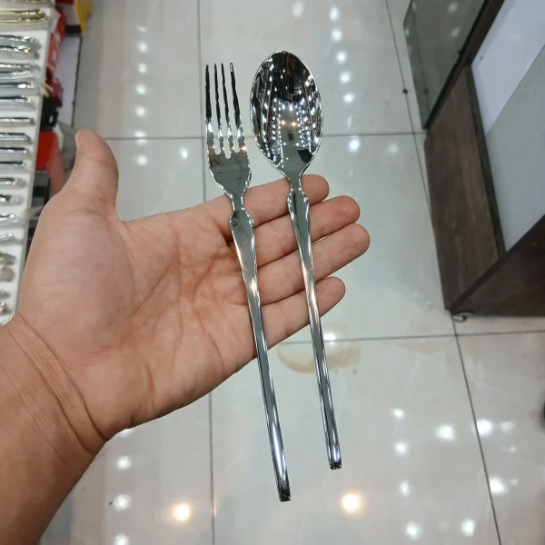 قاشق و چنگال غذاخوری 12 پارچه اس جی مدل 454m
