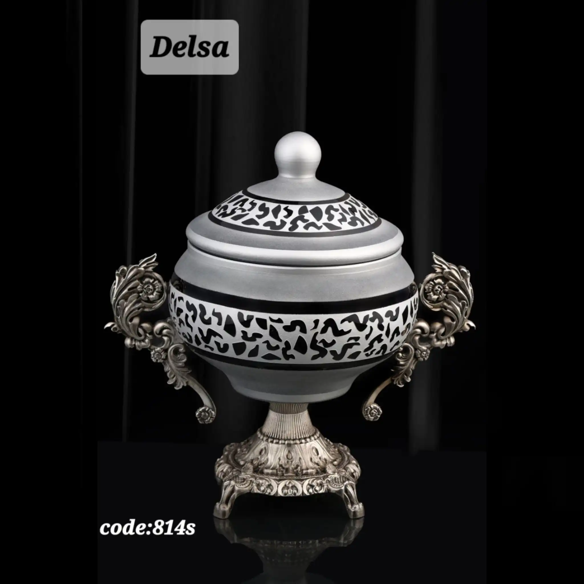 دلسا مشکی (5) شکلات خوری اریکو مدل دلسا کد 814s - سایز بزرگ - تصویر 1