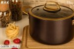 سرویس قابلمه 11 پارچه بی وی کی گلکسی (دو رو گرانیت) - تصویر 9