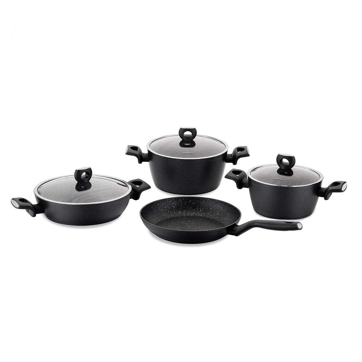 سرویس قابلمه 7 پارچه کرکماز مدل نورا _ A2890 سرویس پخت و پز 7 پارچه کرکماز مدل نورا کد A2890 - تصویر 1
