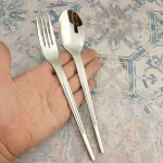 قاشق و چنگال غذاخوری 12 پارچه بیزانس مدل 732m - تصویر 4