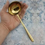 ملاقه سوپ متوسط وِسر مدل دونا طلایی - تصویر 2