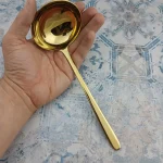ملاقه سوپ متوسط وِسر مدل دونا طلایی - تصویر 6