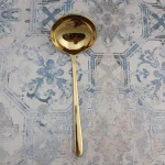 ملاقه سوپ متوسط وِسر مدل دونا طلایی - تصویر 3