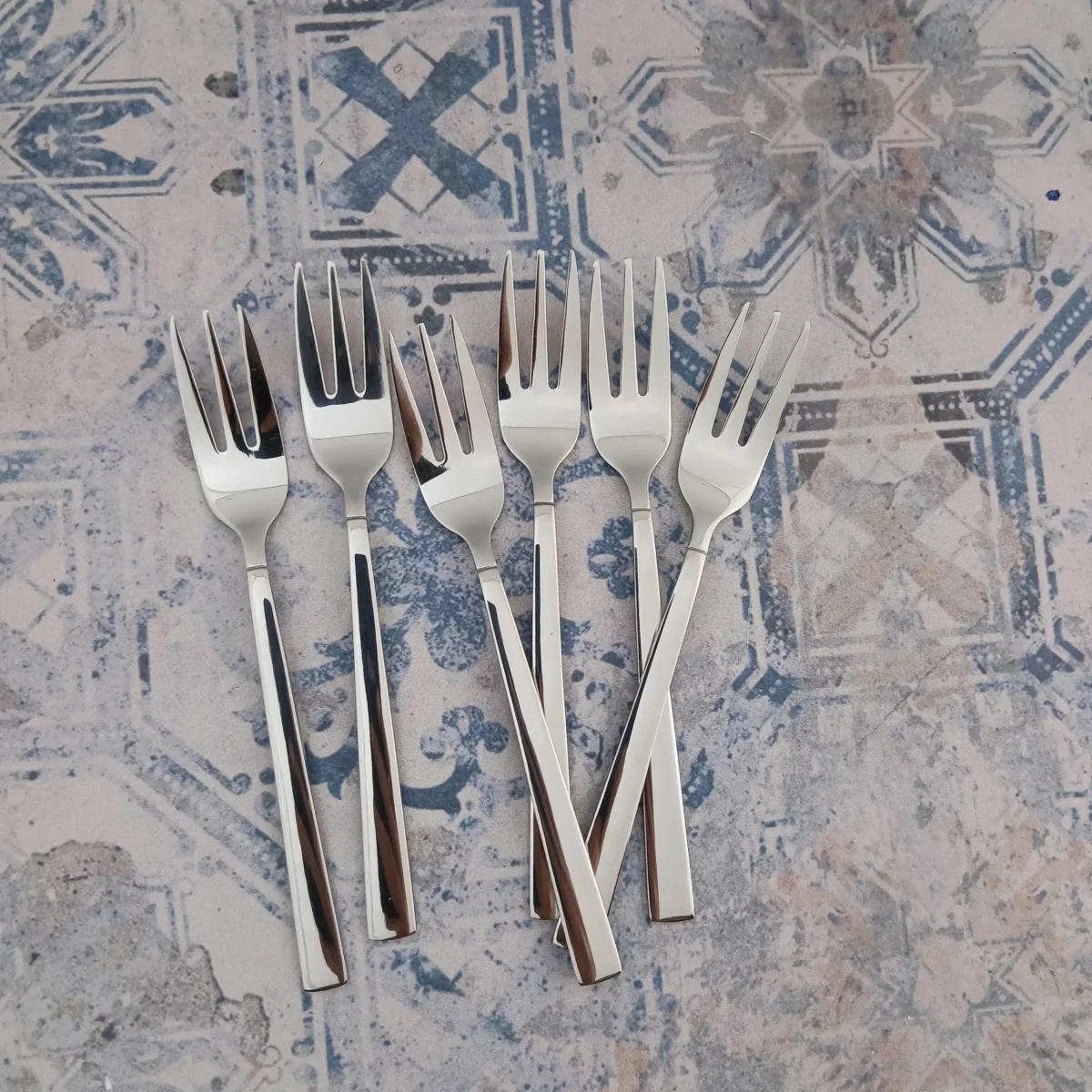 چنگال میوه 6 پارچه یونیک مدل شیکاگو - تصویر 3
