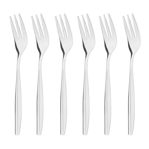 چنگال میوه خوری 6 پارچه یونیک مدل ماینز