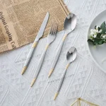 سرویس قاشق چنگال 120 پارچه یونیک مدل 9008g - تصویر 6
